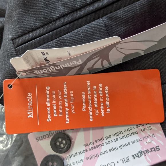 PENNINGTONS Straight Fit Slimming Fit Dress Pant Trousers - Picture 11 of 11